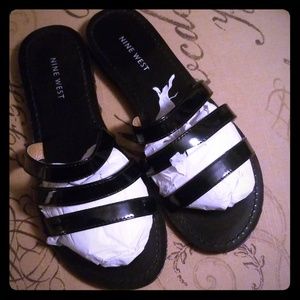 - New flat sandals nine west